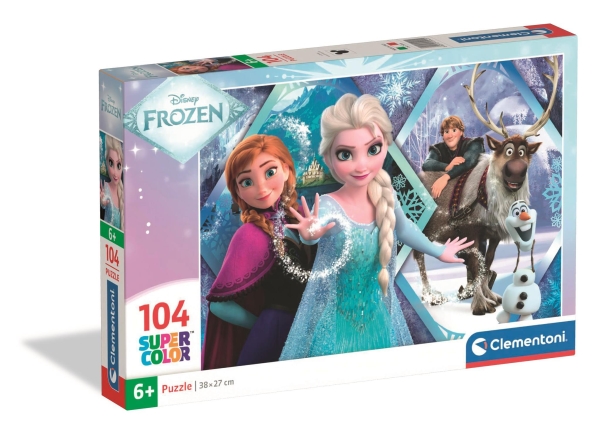 Clementoni Puslespil Frozen, 104 Brikker