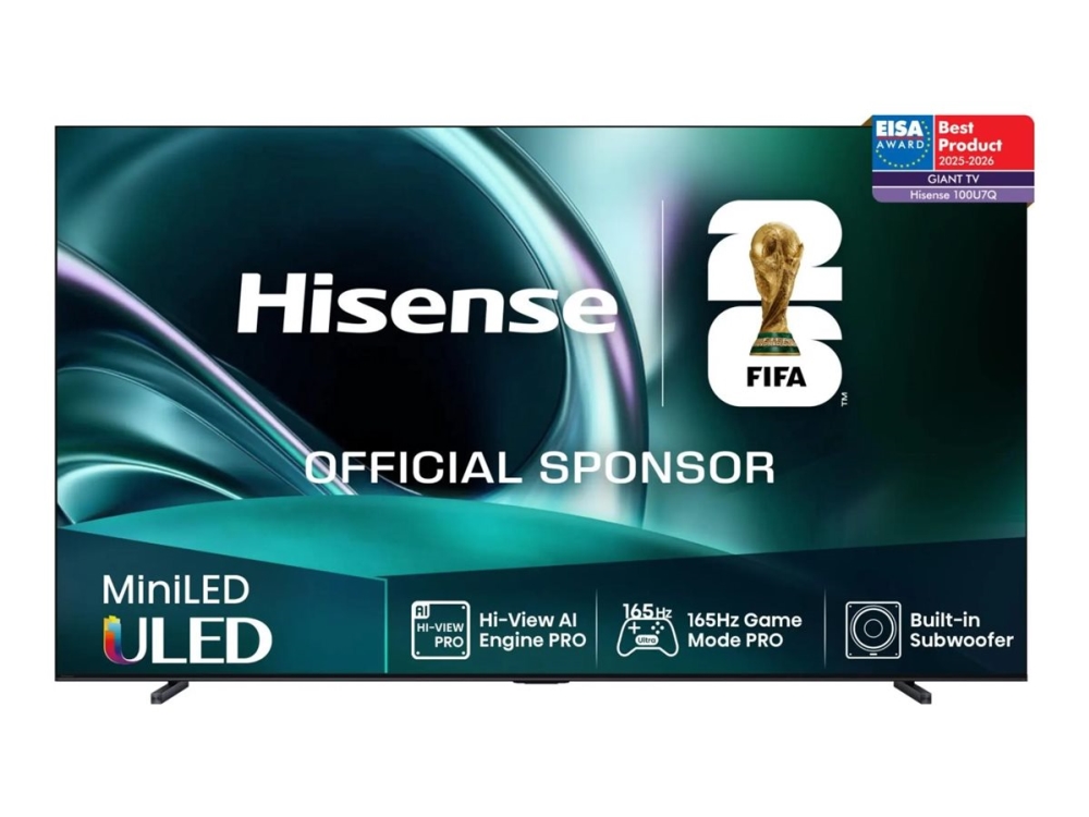 Hisense 100U7q - 100" Diagonal Klasse U7q Series Led-Bagbelyst Lcd Tv - Uled Mini Led - Smart Tv - Vidaa - 4K Uhd (2160P) 3840 X 2160 - Hdr - Uled, M