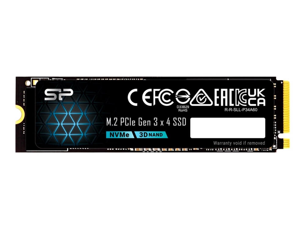 SILICON POWER P34A60 - SSD - 128 GB - intern - M.2 2280 - PCIe 3.0 x4 (NVMe)