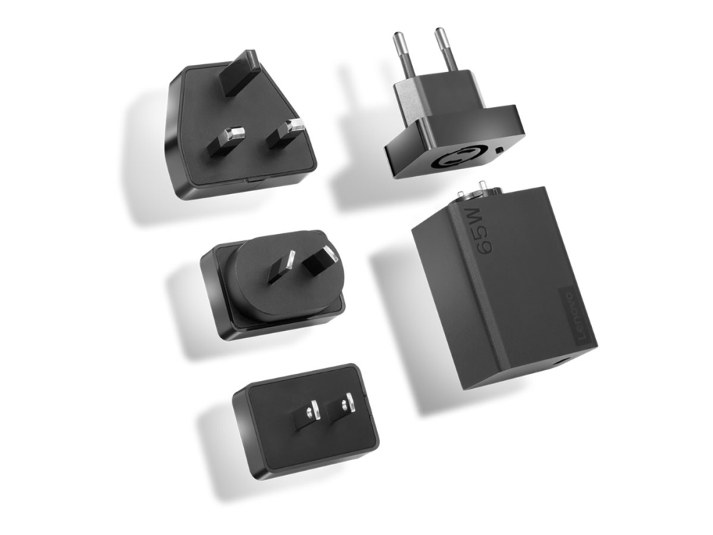 Lenovo 65W USB-C Travel Adapter - Strømforsyningsadapter - AC 100-240 V - 65 watt - sort - for ThinkPad T16 Gen 4 21QN
