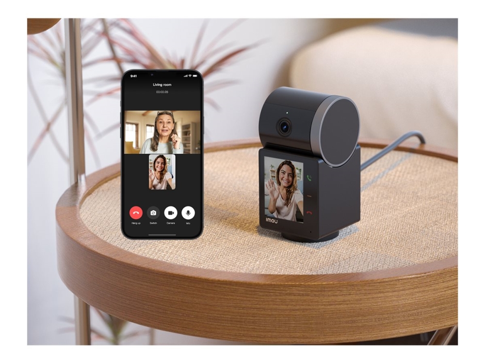 Imou Rex VT Pro - Netværksovervågningskamera - panonering / hældningsvinkel - indendørs - farve (Dag/nat) - 5 MP - 3K - audio - USB