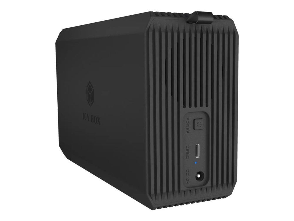 Icy Box Ib-Rd3720-Cu3, Raid-Gehäuse, Schwarz