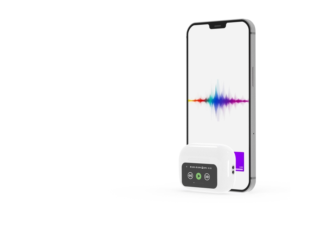 Gembird TWS-LCD-ANC-01-W - Ægte trådløse øretelefoner med mik. - i øret - Bluetooth - aktiv støjfjerning - hvid