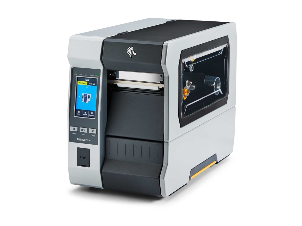 Zebra ZT6 Series ZT610 - Etiketprinter - direkte termisk/termisk overførsel - Rulle (10,8 cm) - 203 dpi - op til 356 mm/sek. - USB, seriel, Gigabit LAN, USB vært, NFC, Bluetooth 4.0 - skræller med foringsgenoptræk