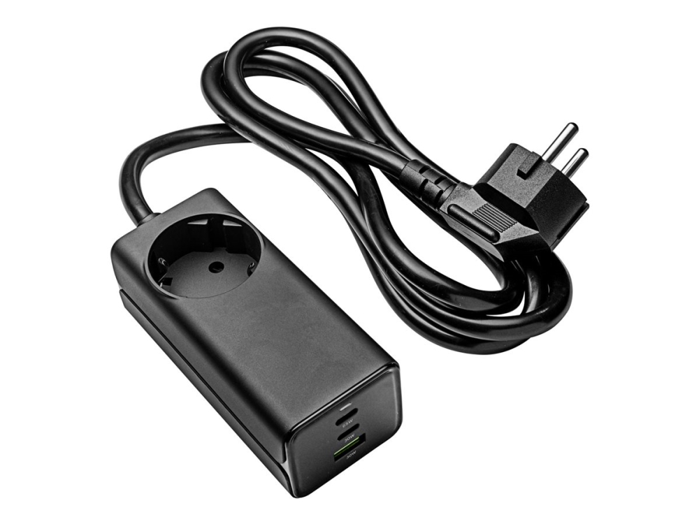 Akyga Universal Ak-Ch-21 - Stikdåse - Ac 230 V - 4000 Watt - Input: Power Cee 7/7 - Output-Stikforbindelser: 1 (Power Cee 7/3, 2 X 24 Pin Usb-C (Pd),