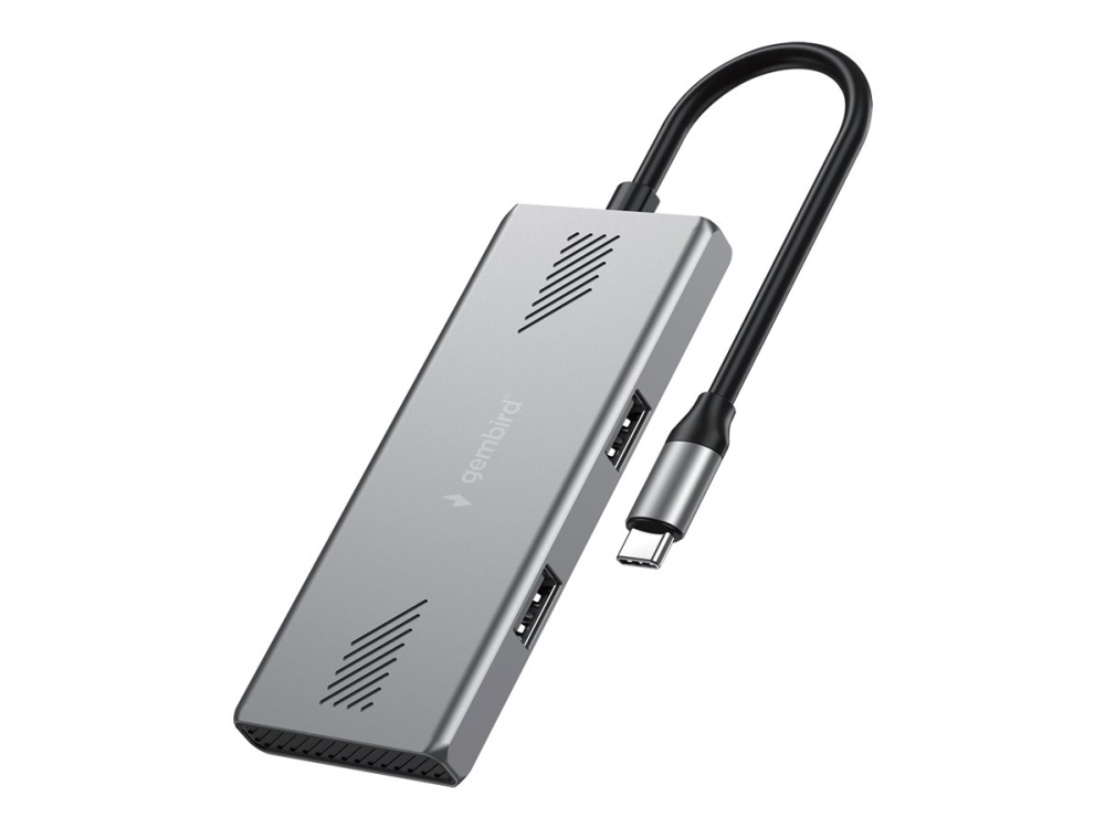 Gembird Gembird 4-Port Usb 3.2 Gen 2 Typ C Hub Mit 4 A + C Anschlüssen