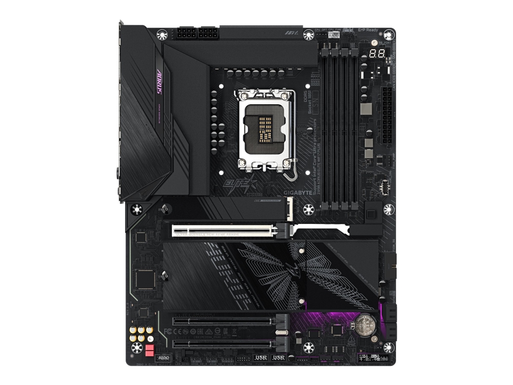 Gigabyte Z890 Aorus Elite Wifi7 Plus Mainboard, Intel, Lga 1851 (Socket V1), Intel Core Ultra (Series 2), Lga 1851, Ddr5-Sdram, 256 Gb