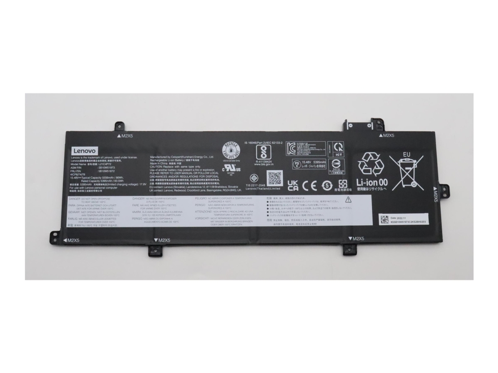 Lenovo 5B10w51872, Akku, Lenovo
