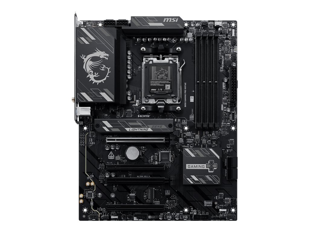 Msi B850 Gaming Pro Wifi6e, Amd, Sockel Am5, Amd Ryzen 7000 Series, Amd Ryzen 8000 Series, Amd Ryzen 9000 Series, Sockel Am5, Ddr5-Sdram, 256 Gb
