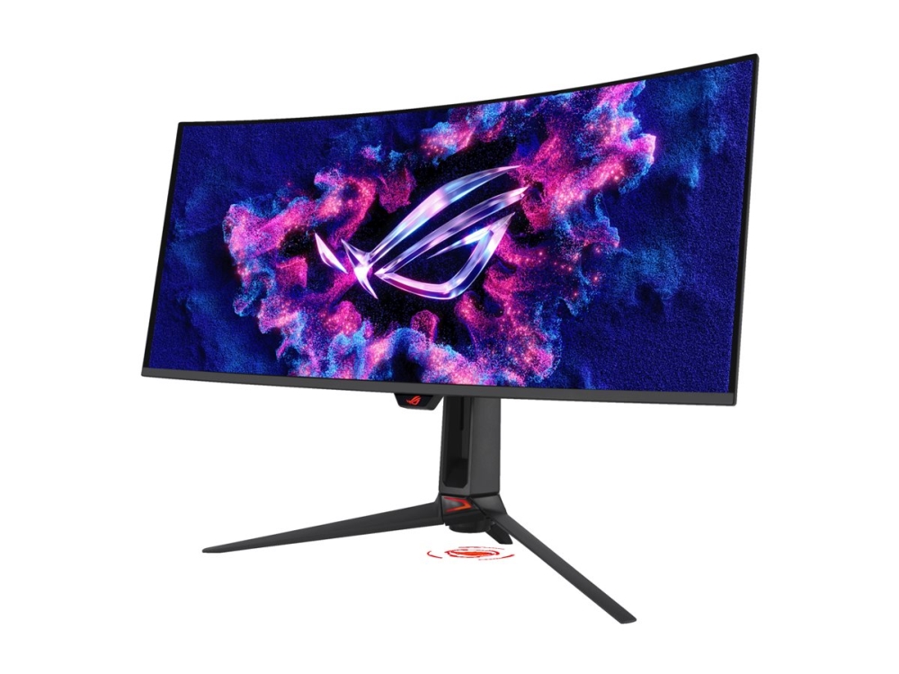 Asus Rog Swift Pg34wcdn - Oled-Monitor - Gaming - Kurvet - Usb - 34" (33.94" Til At Se) - 3440 X 1440 @ 360 Hz - 450 Cd/M² - 1500000:1 - Displayhdr 5