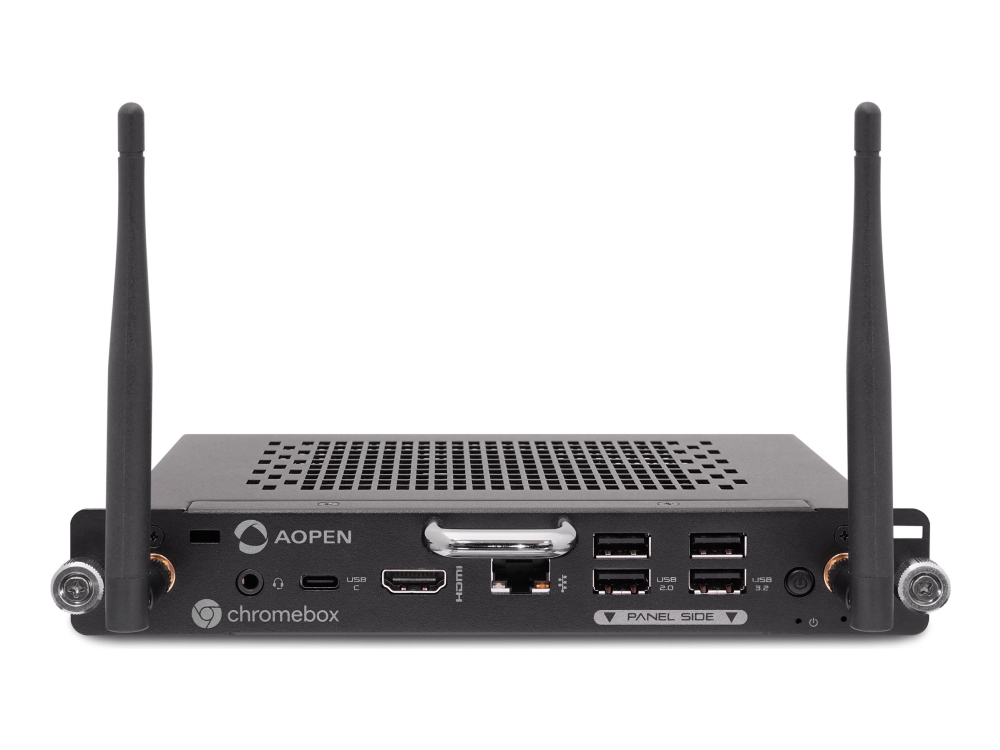 AOpen Chromebox OPS BP5130 - OPS Slot-in PC 1 x Core i3 i3-1315U / op til 4.5 GHz - RAM 8 GB - SSD 256 GB - UHD Graphics - Gigabit Ethernet, Bluetoot