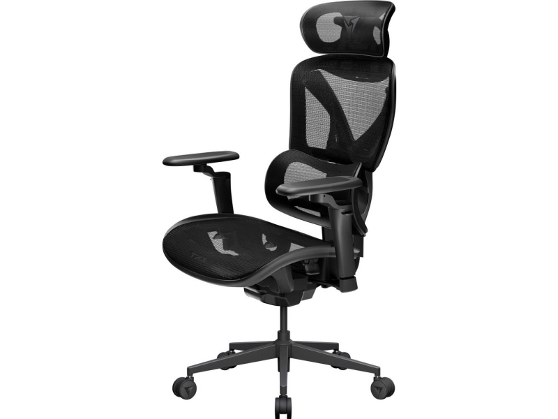 Thunderx3 Xtc Pro 360, Netz-Sitz, Netz-Rückenlehne, Schwarz, Schwarz, Netz, Netz