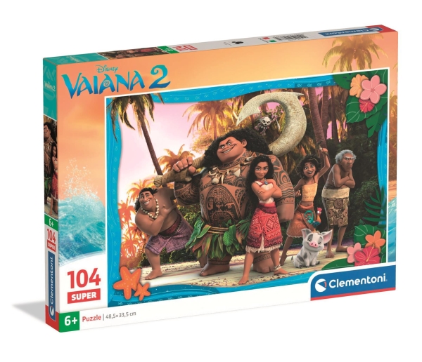 Clementoni Clementoni Puzzle 104El Super Vaiana 2 25787