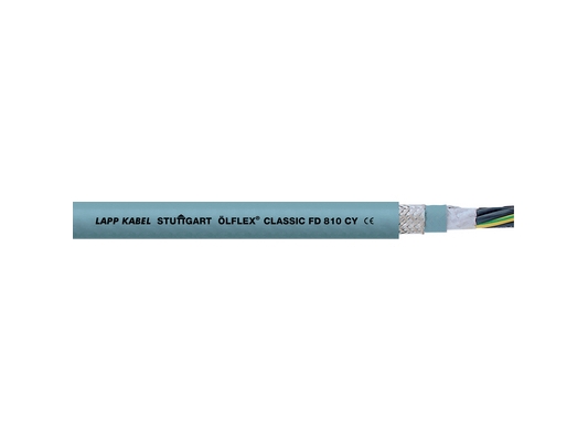 Lapp ÖLFLEX CLASSIC FD 810 CY, 0,5 mm², Blå, PVC, 70 kg/km, 143 kg/km, 4000 V