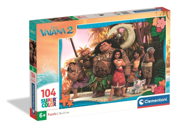 Clementoni Puzzle Supercolor Vaiana 2 104 Teile (25786)