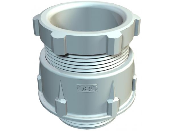 Obo Bettermann 2035340, Hellgrau, Polystyrene, Gerade, M25, 1 Cm, Ip65