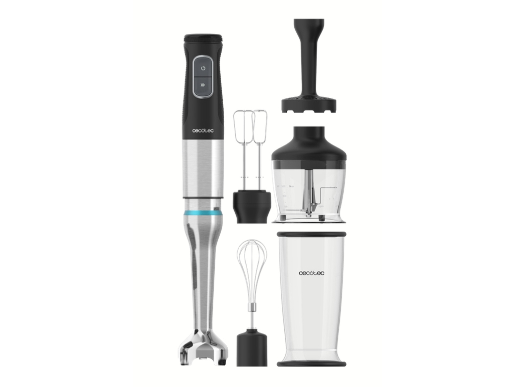 Cecotec 03962, Nedsænkning blender, 1500 W, Sort, Rustfrit stål