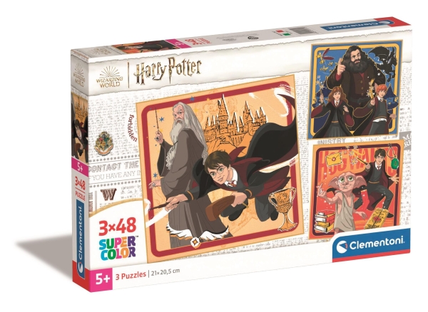 Puzzle Quadrat - Harry Potter, 3X48 Teile
