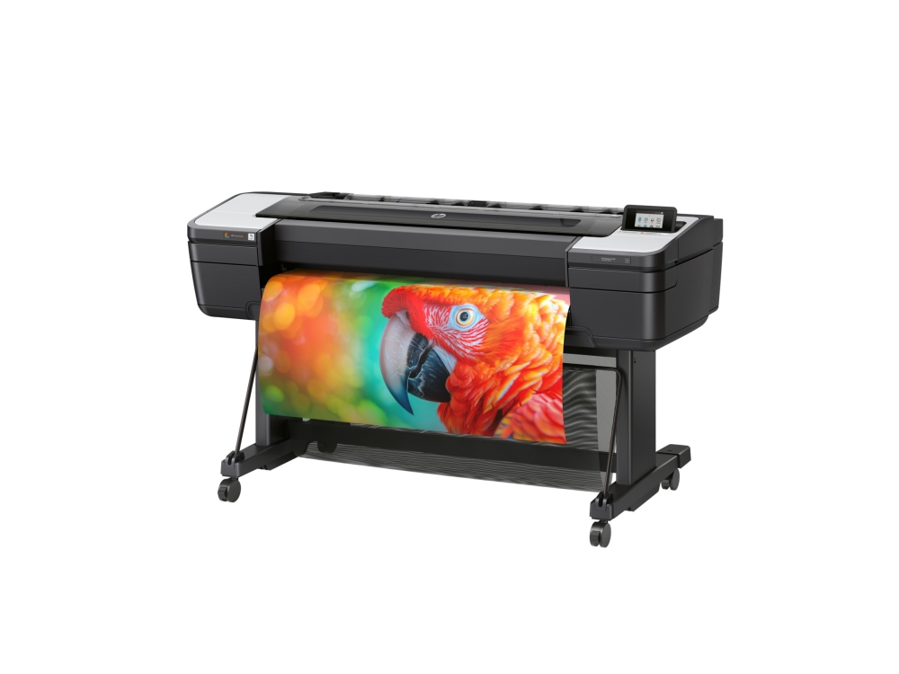 HP DesignJet Z9+ PostScript - 44 stor-format printer - farve - blækprinter - Rulle (111,8 cm) - 2400 x 1200 dpi - op til 71.4 kvm/time (mono) / op til 71.4 kvm/time (farve) - kapacitet: 1 rulle - USB 2.0, Gigabit LAN - skærer