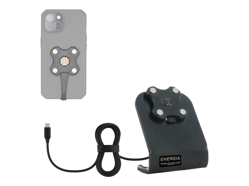 Mobilis 020033, Handheld Mobiler Computer, Handy/Smartphone, Tisch/Bank, Schwarz
