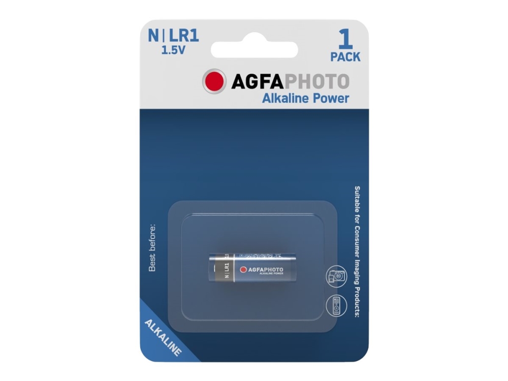 Agfaphoto Batteri Knapcelle Lr1 N 1,5V Alkaline 1 Stk.