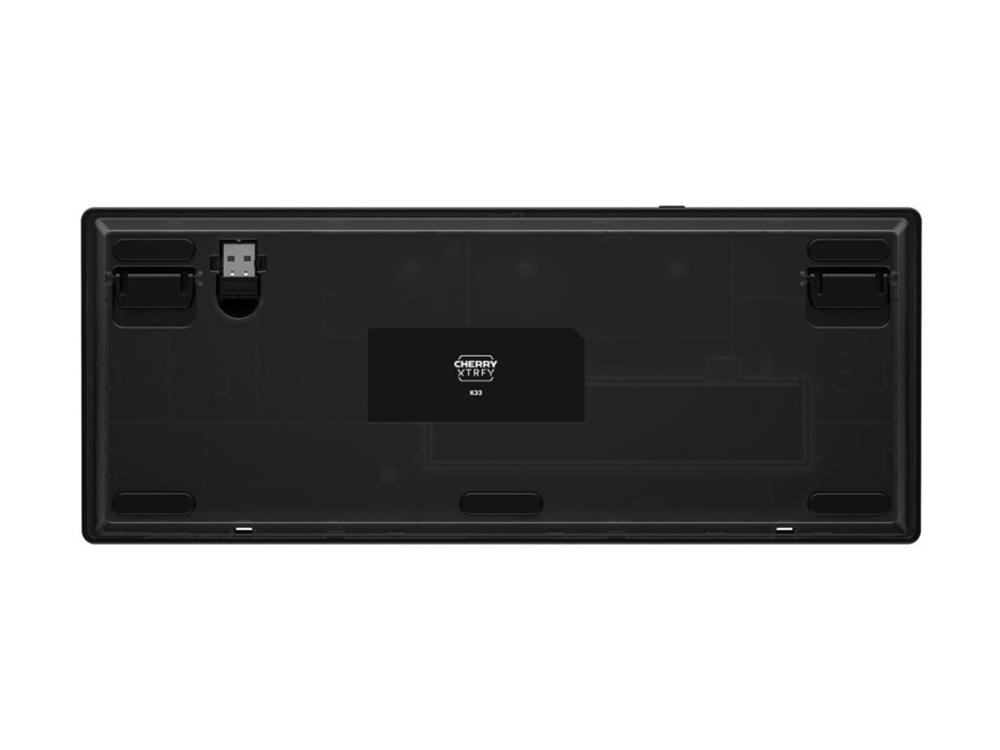 Cherry Xtrfy K33 Compact Wireless, Kabellos, Usb + Rf Wireless + Bluetooth, Mem-Chanical Key Switch, Azerty, Rgb-Led, Schwarz