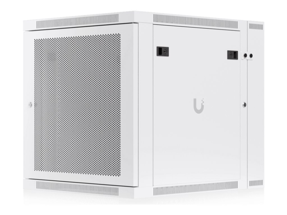 Ubiquiti UniFi - Kabinet - med 2 køleblæsere - vægmonterbar - hvid - 12U