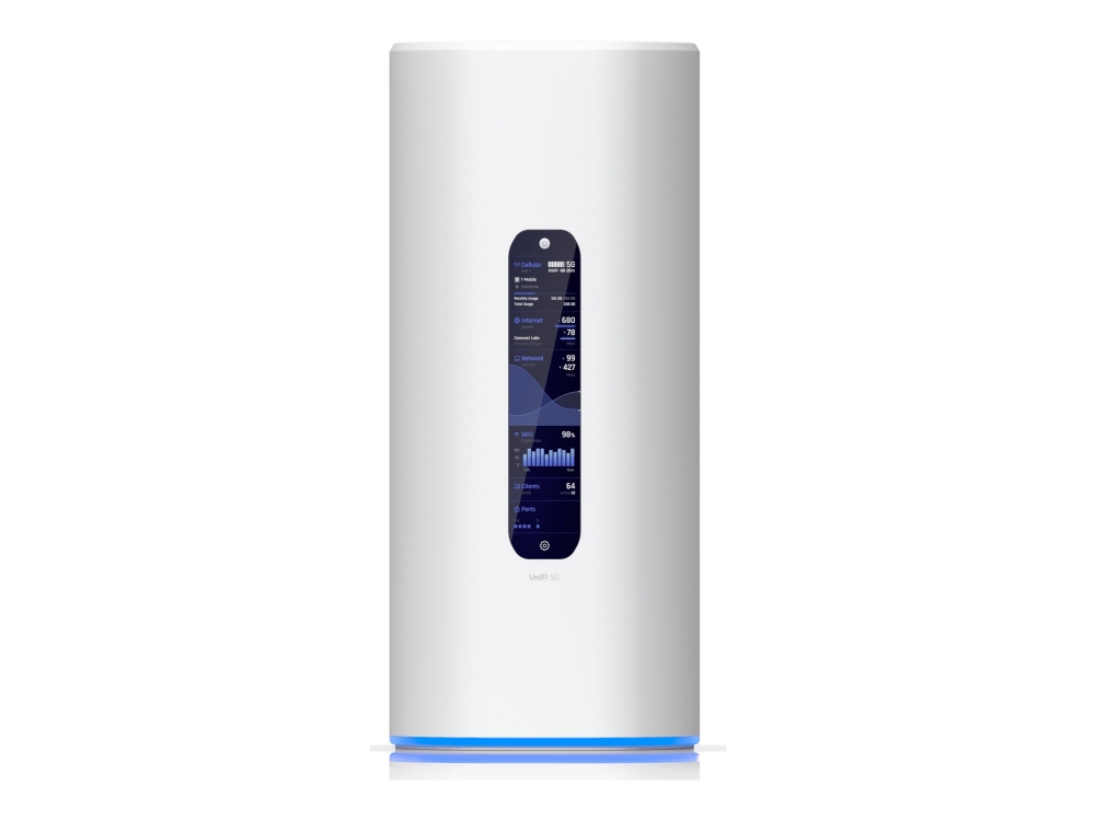 Ubiquiti Unifi Dream Router 5G Max - Trådløs Router - Wwan 4-Port Switch - 10Gbe, 2.5Gbe, Wi-Fi 7 - Wan-Porte: 2 Multi-Band - 3G, 4G, 5G - For P/N: U