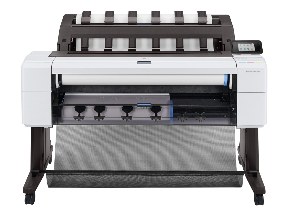 HP DesignJet T1600dr - 36 stor-format printer - farve - blækprinter - Rulle (91,4 cm x 91,4 m), 914 x 1219 mm - 2400 x 1200 dpi - op til 3 spm (mono) / op til 3 spm (farve) - kapacitet: 2 ruller - Gigabit LAN - skærer