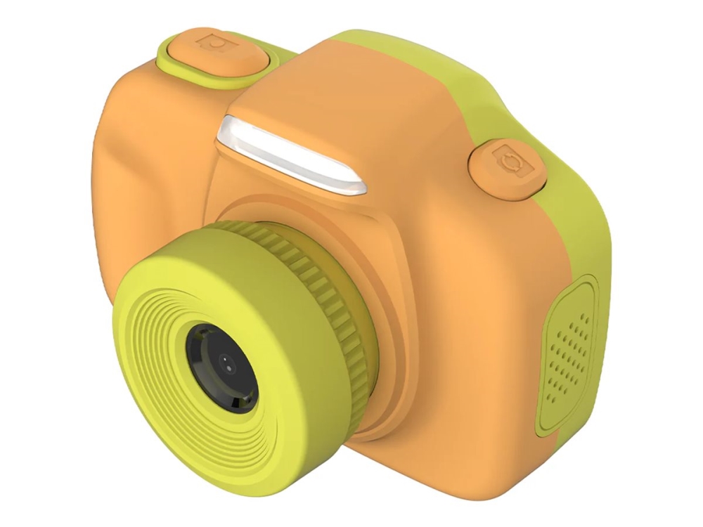 myFirst Camera 3 - digitalkamera til børn med gummietui, 2" IPS-skærm, 16 MP og to objektiver - gul