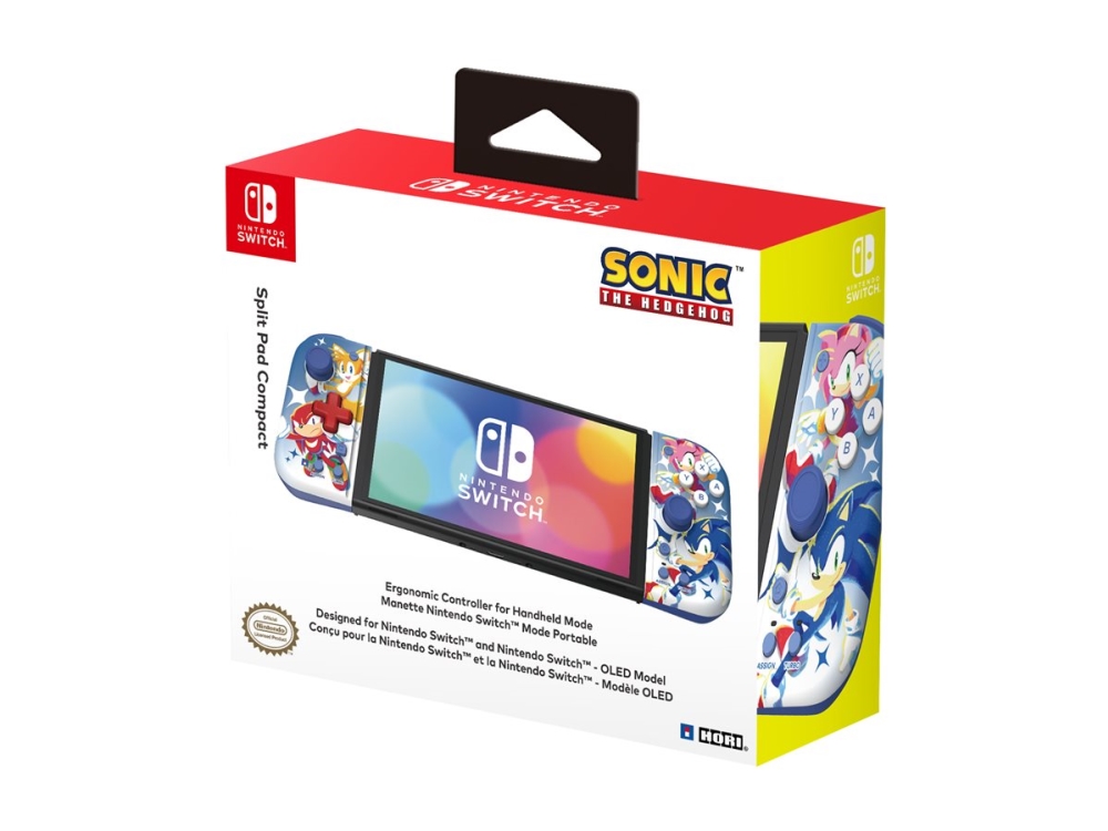 Hori Split Pad Compact Controller Til Nintendo Switch Og Switch Oled, Sonic