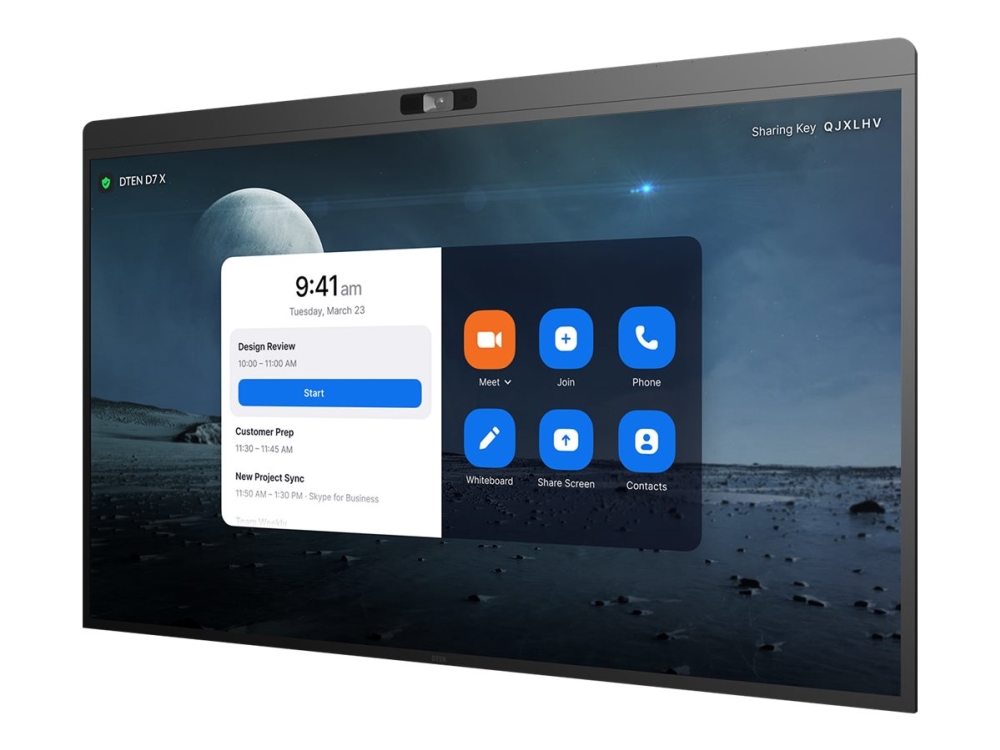 Dten D7x D7x 55" Android Edition – All-In-One-Videokonferenzsystem – Zoom-Zertifiziert, Zertifiziert Für Microsoft Teams