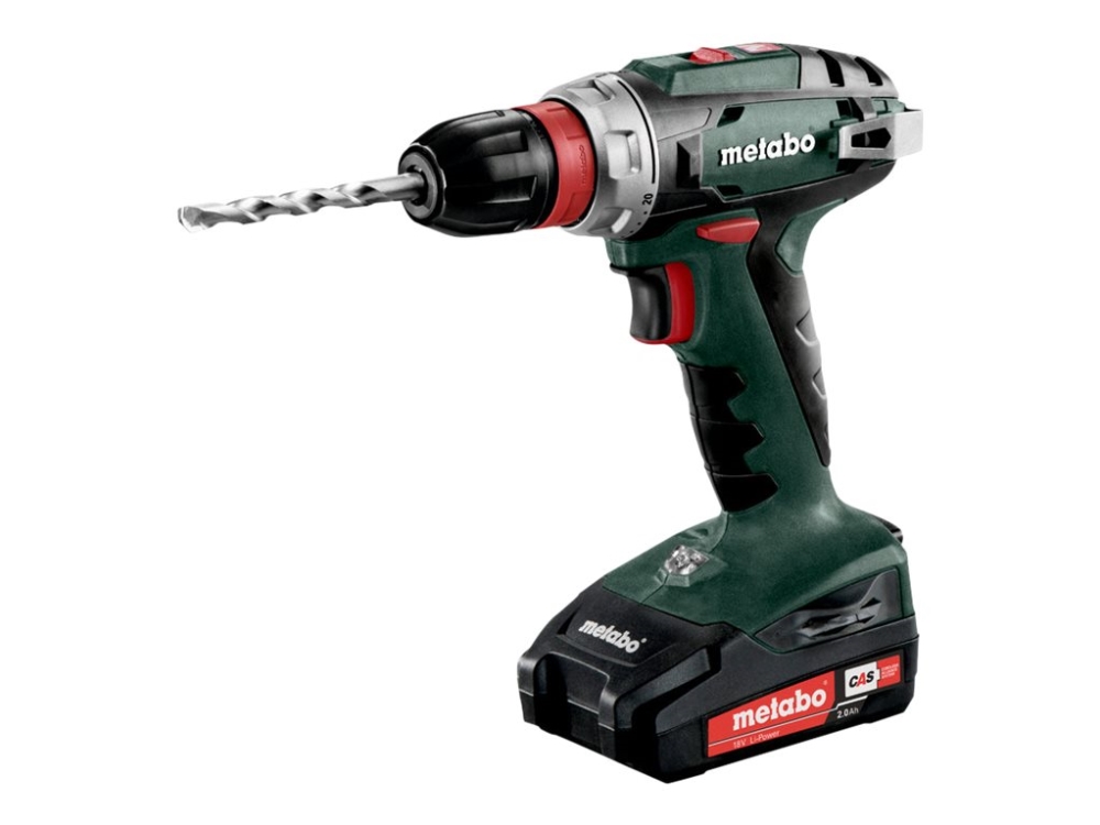 Metabo Bs 18 Quick, Handbohrmaschine, Ohne Schlüssel, Grün, 1 Cm, 2 Cm, 1 Cm - Solo