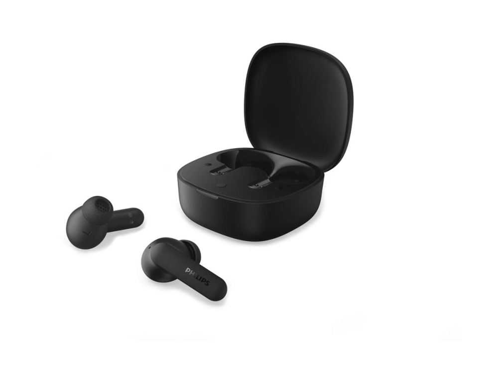 Philips True Wireless In-Ear-Hovedtelefoner Tat2100bk/00 Sort - Hovedtelefoner - Stereo