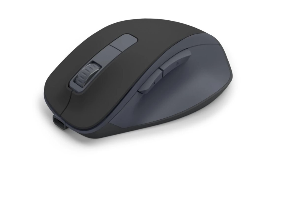 Hama Wm-500 - Mus - Ergonomisk - Stille Klik - Højrehåndet - Optisk - 6 Knapper - Trådløs - 2.4 Ghz - Trådløs Modtager (Usb) - Sort - Plastikfri Indp