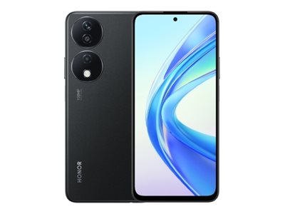 Honor X7b - 4G smartphone - dual-SIM - RAM 6 GB / Intern hukommelse 128 GB - microSD slot - LCD-skærm - 6.8 - 2412 x 1080 pixels (90 Hz) - 3x bagkamera 108 MP, 5 MP, 2 MP - front camera 8 MP - midnat sort