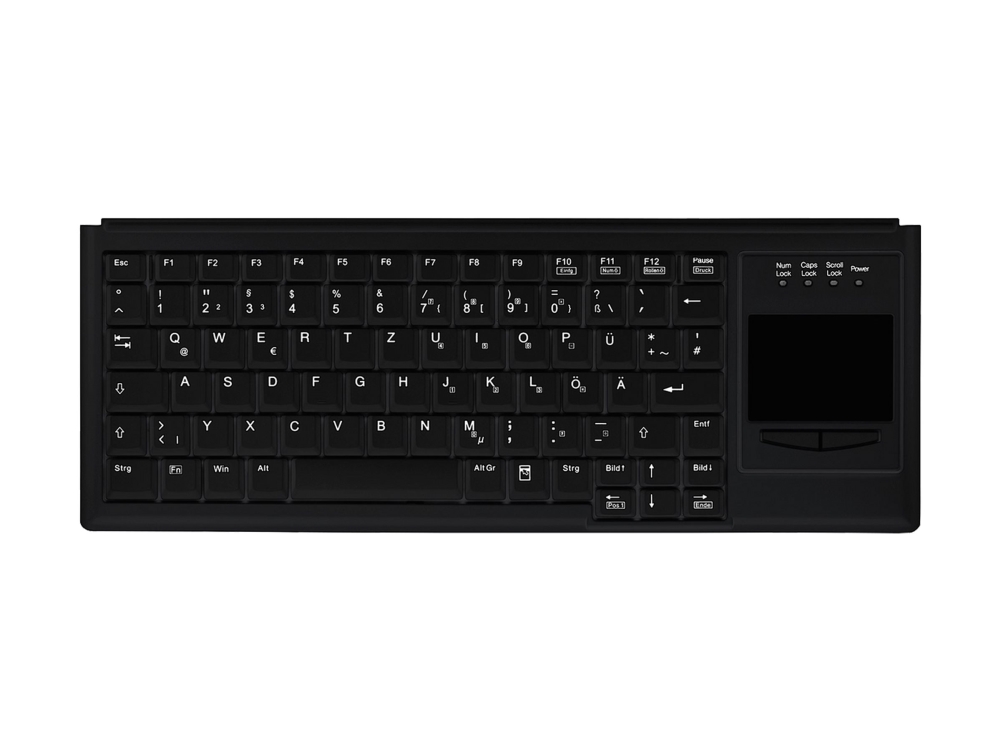 Contour Design Ak-4400-Gu-B/Nor, Volle Größe (100%), Kabelgebunden, Usb, Scherenschalter, Qwertz, Schwarz