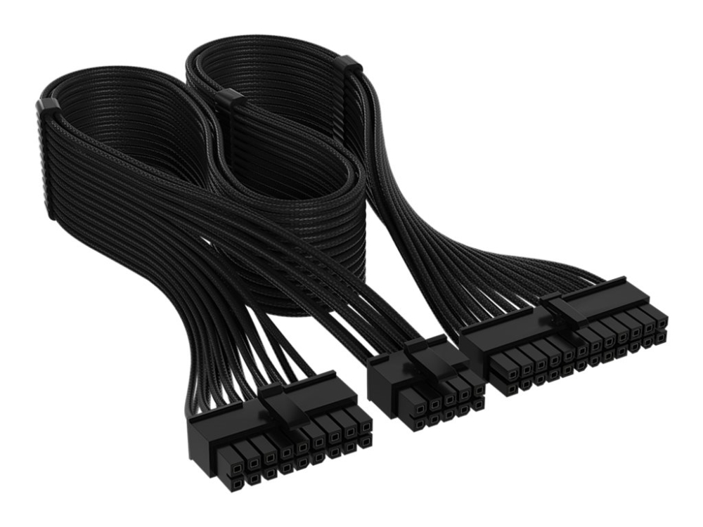 Corsair Cp-8920381, Atx (24-Pin), Gerade, Gerade, Schwarz