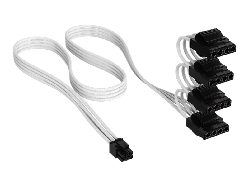 Corsair Cp-8920457, 0,75 M, Gerade, Gerade, Weiß