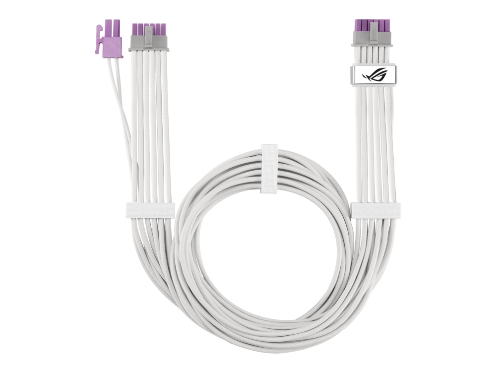 Asus Rog Equalizer White Edition, Pci-E (16-Pin), Pci-E X16 (Gen 4.0), 0,75 M, Stecker, Stecker, Gerade