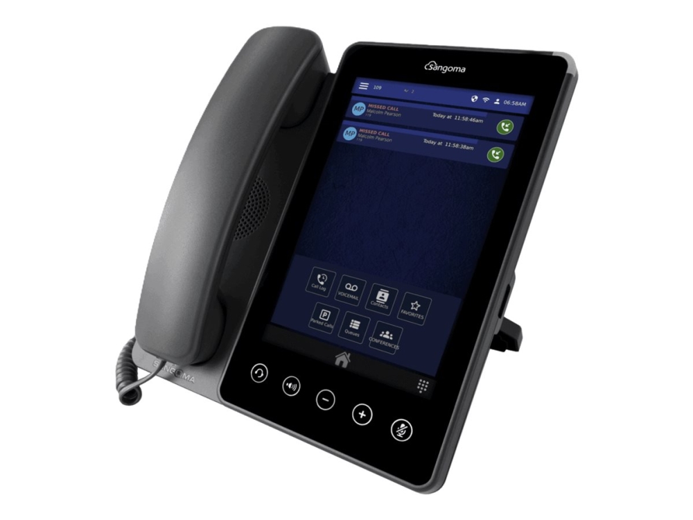 Sangoma Sangoma P370 16Line Hd Voice Gigabit Ethernet 2 X Usb Bt Wifi 7 800X1280 Touch Screen Ips Color Display Packed In Cartons Of Qua