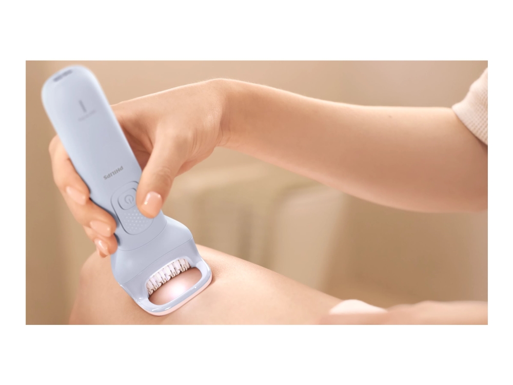 Depilator Philips PHILIPS seria 8000 epilator do depilacji na mokro i sucho (5 akcesoriów) niebieski BRE711/00 (8720689042185)