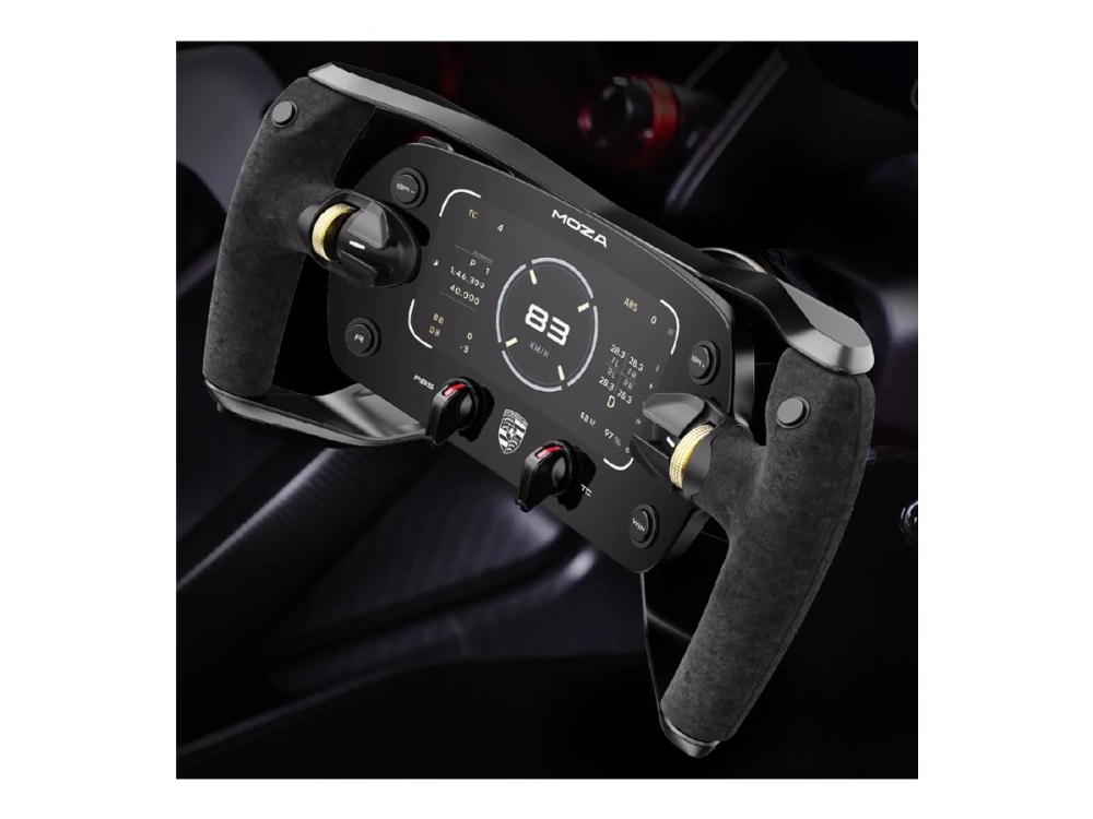 Moza Racing Mission R - Porsche Design - Rat - 12 Knapper - Kablet - For Pc