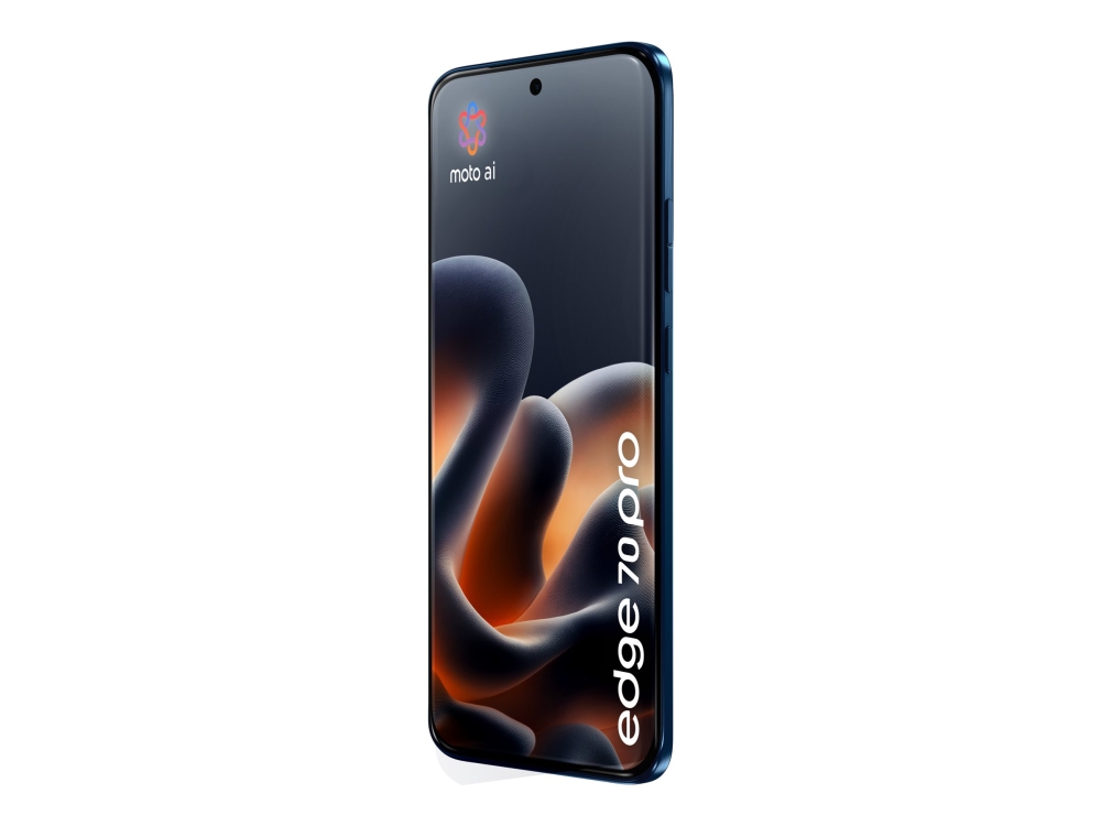 Motorola Edge 70 Pro - 5G smartphone - dual-SIM - RAM 8 GB / Intern hukommelse 256 GB - OLED-skærm - 6.78 - 2772 x 1272 pixels (144 Hz) - 3x bagkamera 50 MP, 50 MP, 50 MP - front camera 50 MP - pantone titan