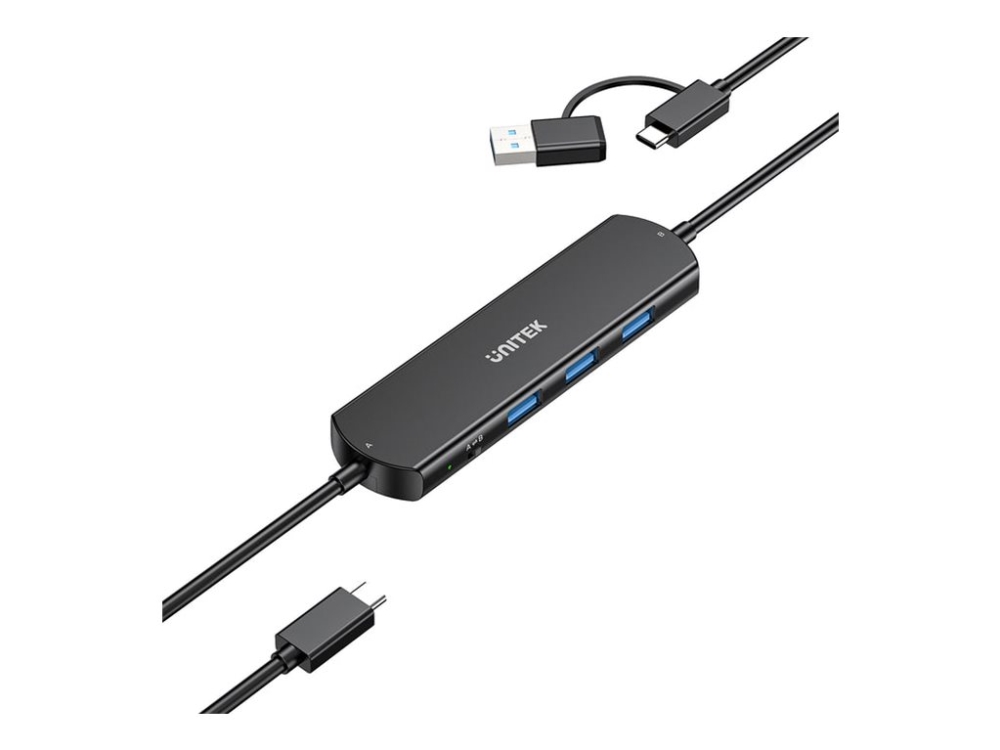 Unitek - Kvm Switch / Hub - 10 Gbps - 3 X Kvm / Usb - Desktop