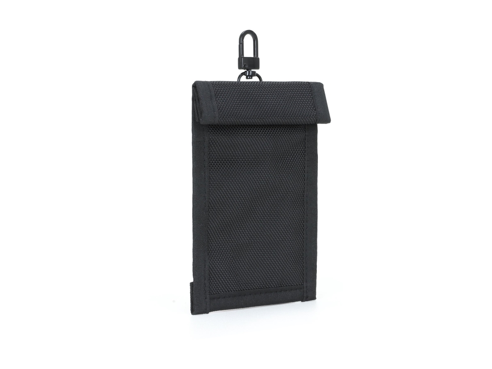 Deltaco - Etui For Cell Phone / Credit Card / Keys / Accessories - Signal Blocking, 9 X 14 Cm - Pet, Kobber, Nikkel - Sort