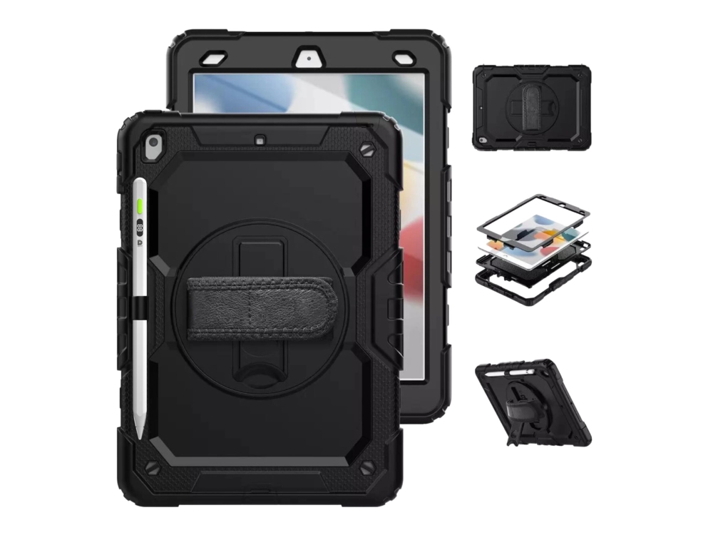 Deqster 360° Rugged Case Extrem Robuste Schutzhülle Für Ipad (A16/10. Gen)