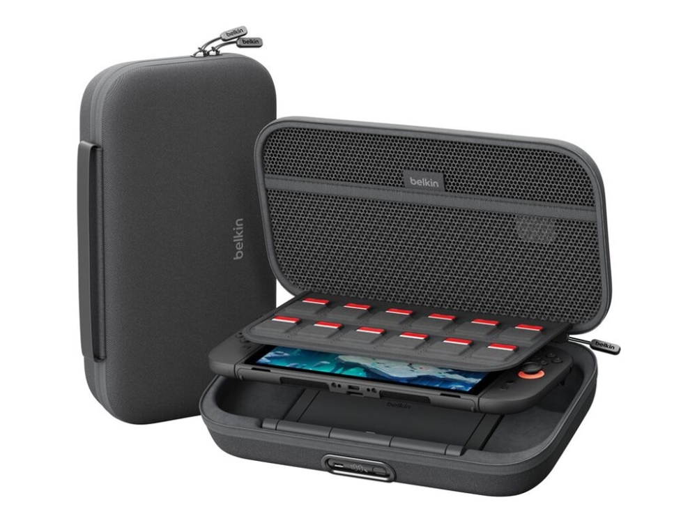 Belkin Gaming - Taske Til Spilkonsol - Pro - Brunsort - For Nintendo Switch 2