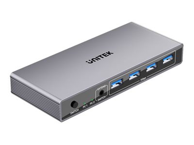 Unitek Kvm-Umschalter 4K@60Hz Usb 3.0 Hdmi