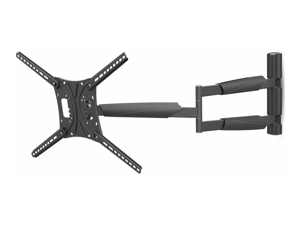 Nedis - Monteringssæt - Fuld Bevægelse - For Tv - Stål - Sort - Skærmstørrelse: 13"-86" - Vægmonterbar